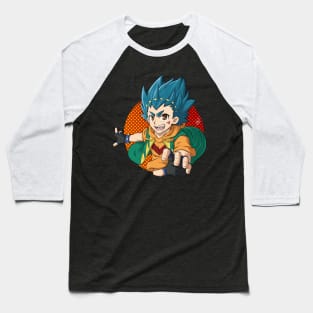 Valt Aoi from Beyblade Burst GT Baseball T-Shirt